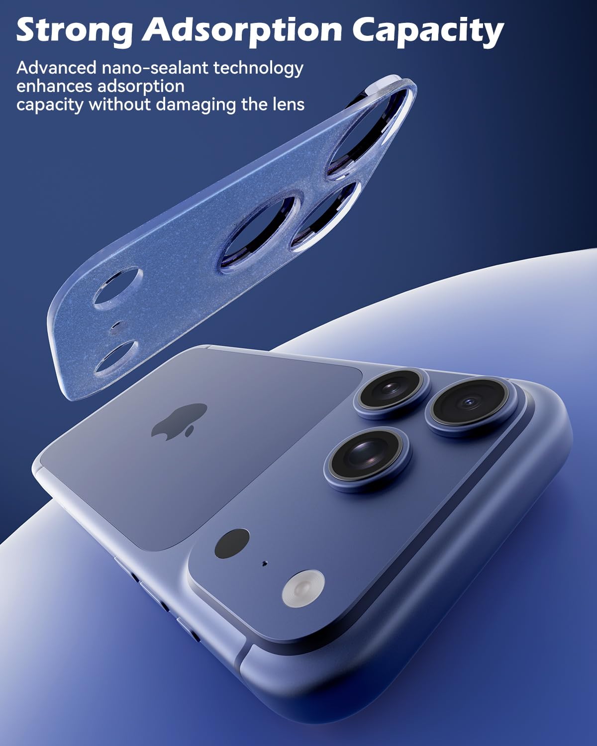 CloudValley Protection Objectif Caméra pour iPhone 17 Pro Max, 1:1 Invisible Ajustement Parfait, [AR+AF] Verre Trempé HD Clair, Cas de Téléphone Compatible, Facile à Installer, Argenté