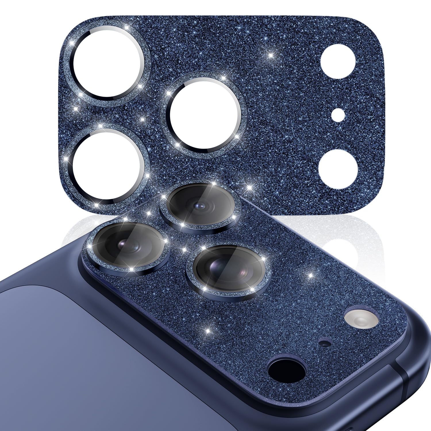 CloudValley Protection Objectif Caméra pour iPhone 17 Pro Max, 1:1 Invisible Ajustement Parfait, [AR+AF] Verre Trempé HD Clair, Cas de Téléphone Compatible, Facile à Installer, Argenté