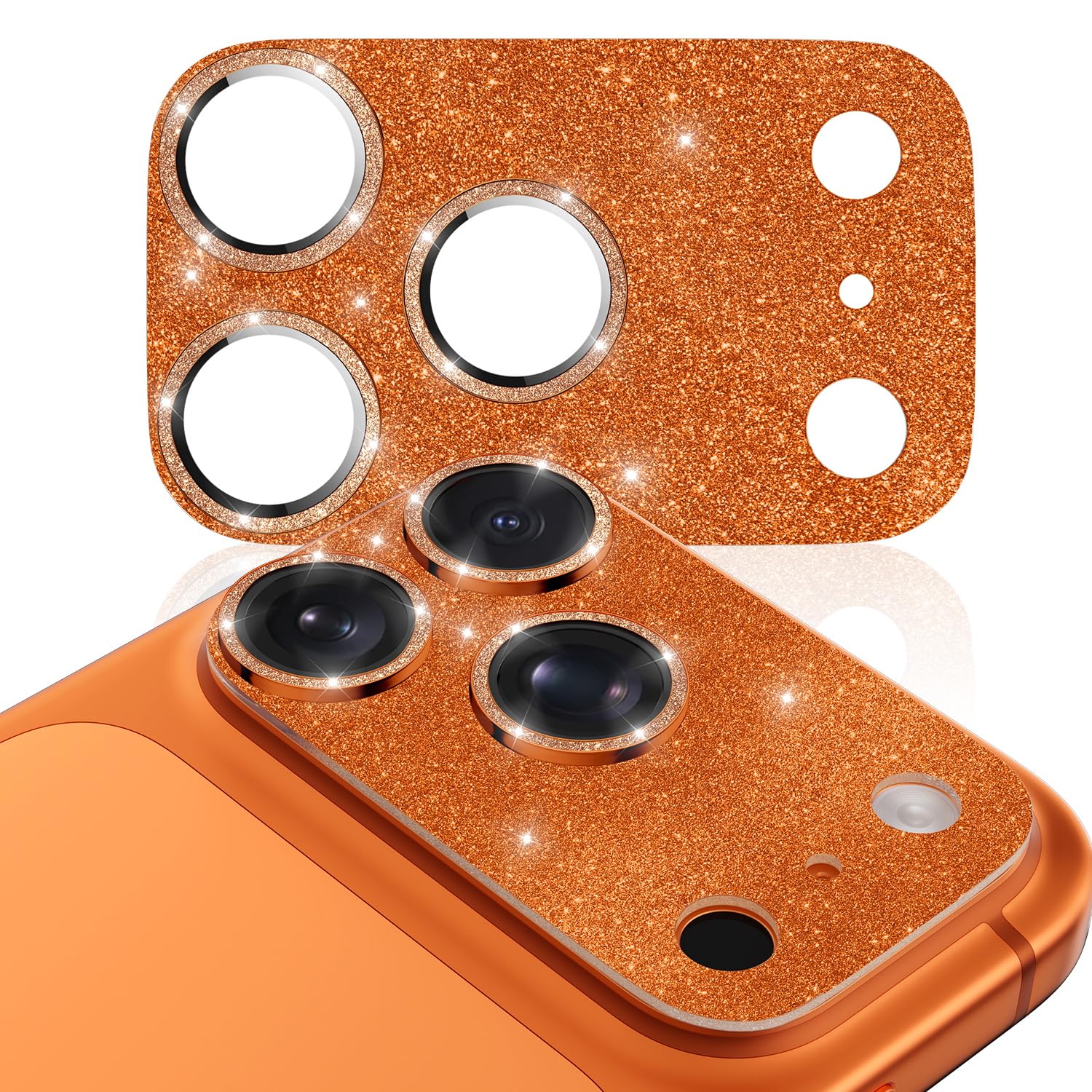 CloudValley Protection Objectif Caméra pour iPhone 17 Pro Max, 1:1 Invisible Ajustement Parfait, [AR+AF] Verre Trempé HD Clair, Cas de Téléphone Compatible, Facile à Installer, Argenté