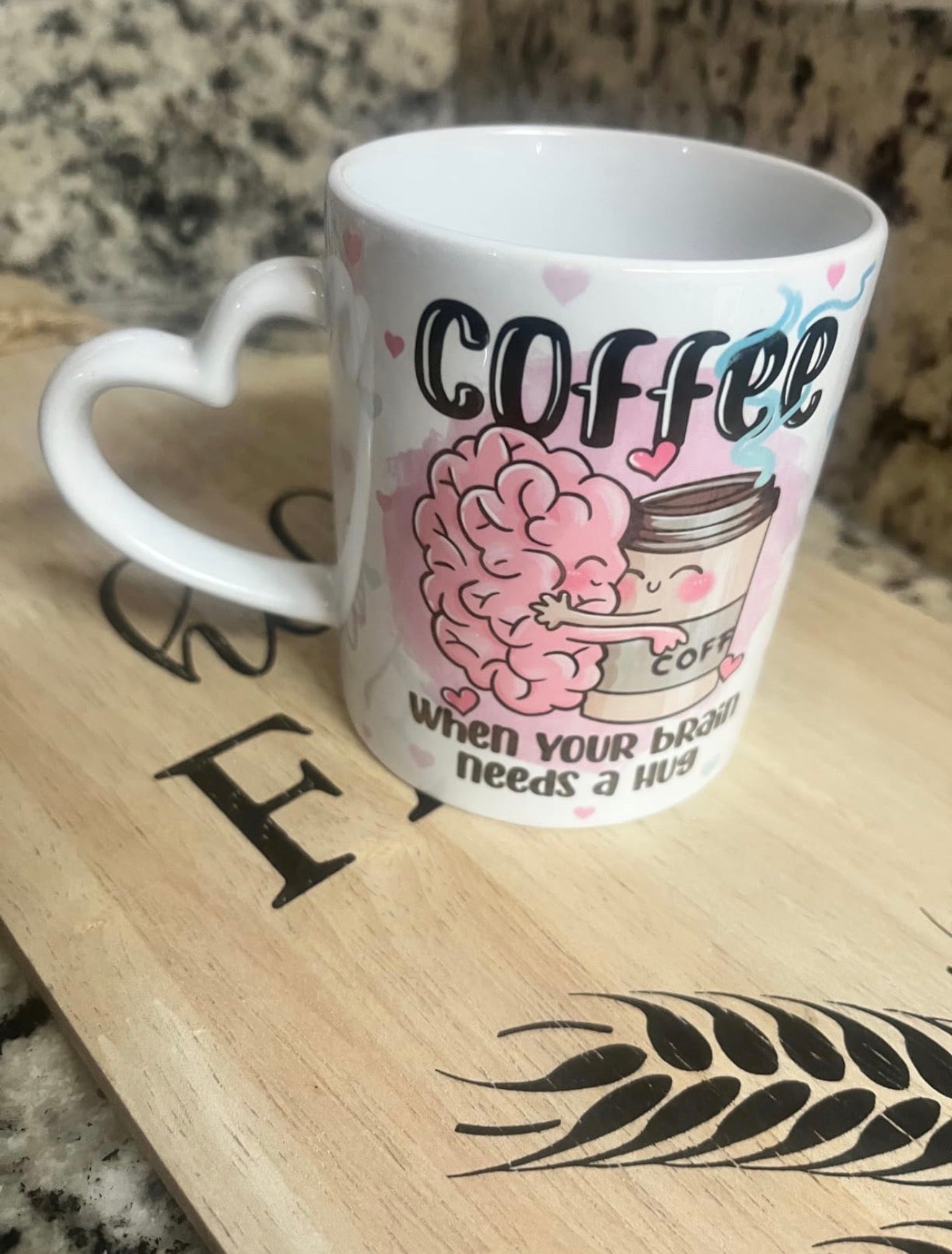 Tasses/mug personnalisé cœur