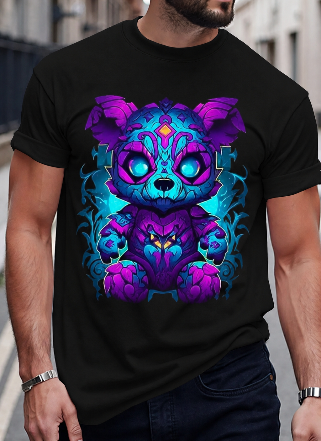 T-shirt homme ours personnalisé